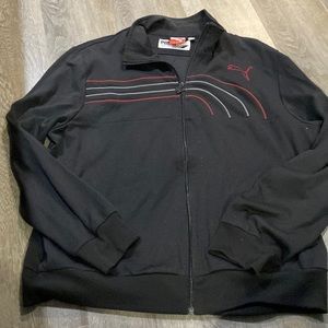Men’s Puma Track Jacket in Black - size Large